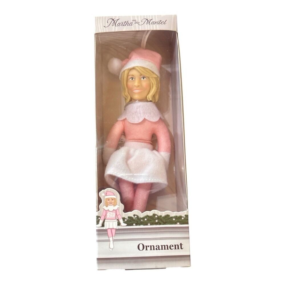 Martha Stewart Martha on the Mantel 7" Doll Christmas Ornament Mantle New